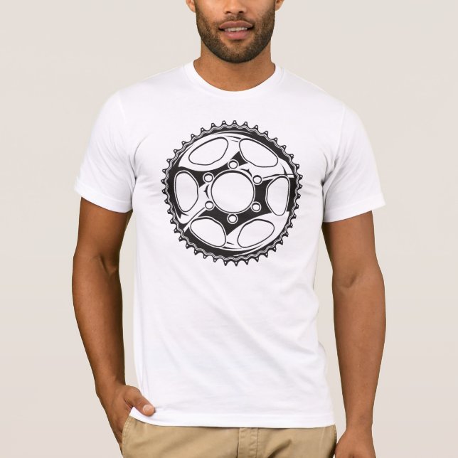 Camiseta Diseño del engranaje (Anverso)