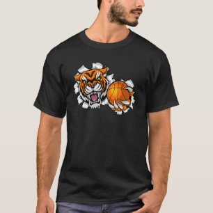Camiseta Diseño del equipo de deportes de animales de la ma