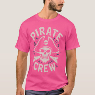 Camiseta Diseño del equipo pirata Jolly Roger Crossbone