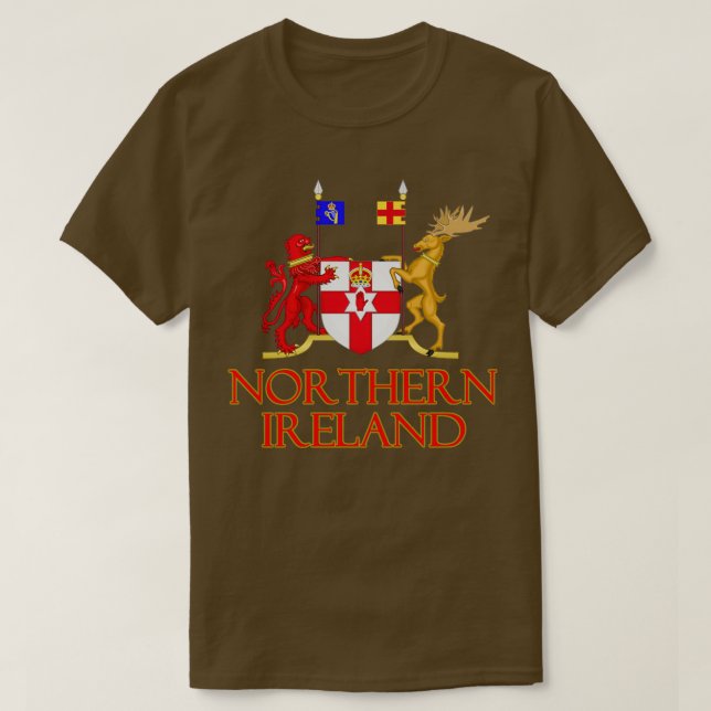 Camiseta Diseño del Escudo de Armas de Irlanda del Norte (Diseño del anverso)