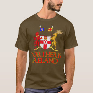 Camiseta Diseño del Escudo de Armas de Irlanda del Norte