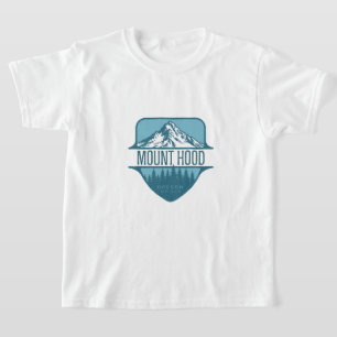 Camiseta Diseño del escudo Monte Hood Oregon