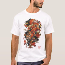 Diseño del espíritu del zorro japonés Kitsune de o