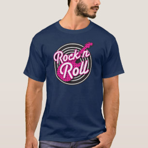 Camiseta Diseño del expediente del Rockabilly del rollo de
