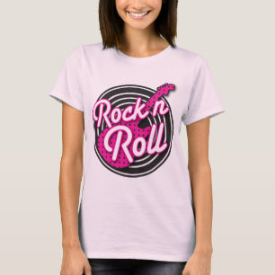 Camiseta Diseño del expediente del Rockabilly del rollo de