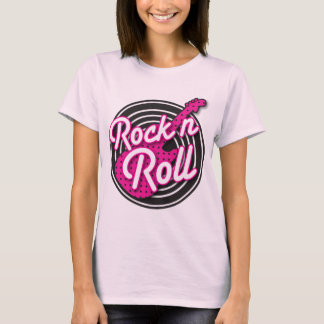 Camiseta Diseño del expediente del Rockabilly del rollo de