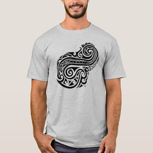 Camiseta Diseño del gancho de la isla (Anverso)