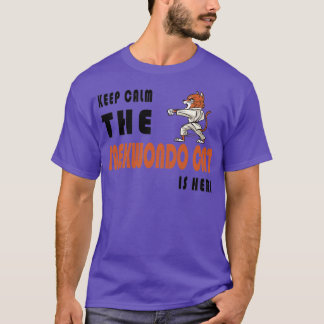 Camiseta Diseño del gato Taekwondo