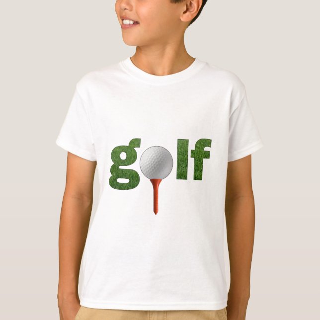 Camiseta Diseño del golf de la diversión (Anverso)