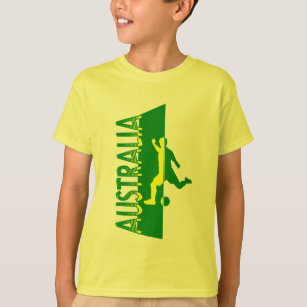Camiseta Diseño del jugador de fútbol de Australia #2