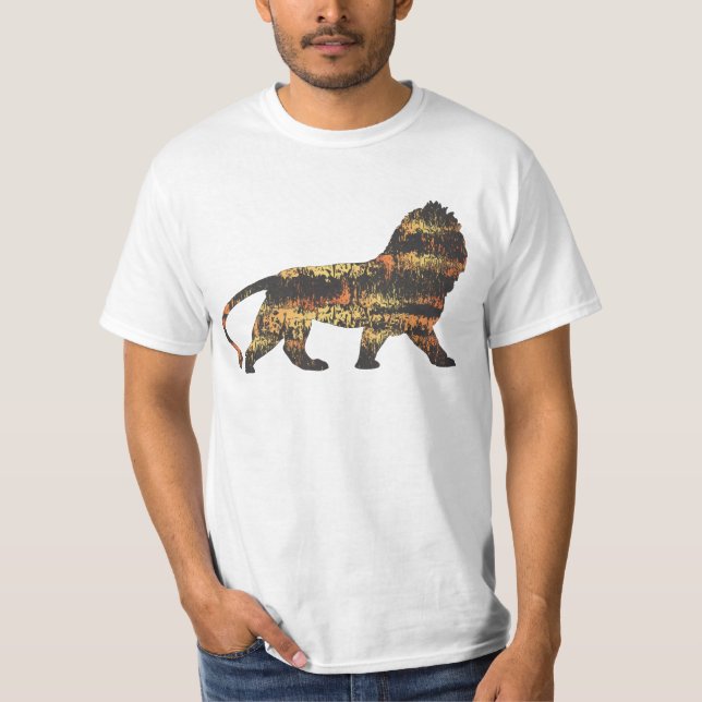 Camiseta Diseño del león (Anverso)