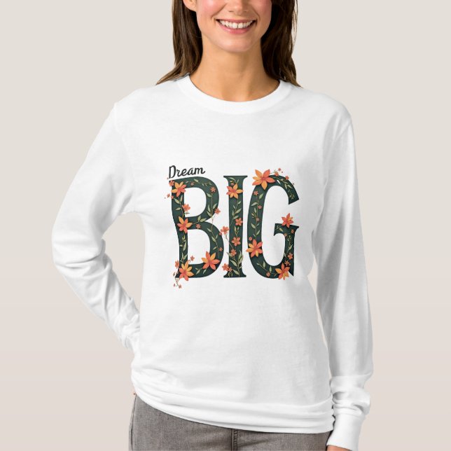 Camiseta Diseño del logo Dream Big (Anverso)