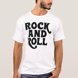 Camiseta Diseño del logo musical Rock and Roll