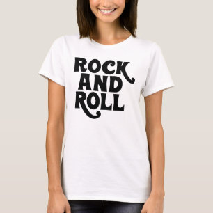 Camiseta Diseño del logo musical Rock and Roll