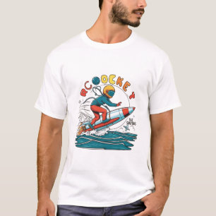 Camiseta Diseño del logo "Rocket Surfing" de camisetas/ car