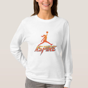 Camiseta Diseño del logotipo Aspire Basketball   Fema inspi