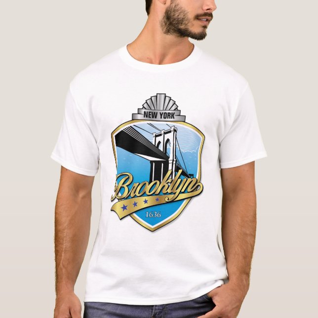 Camiseta Diseño del logotipo de Brooklyn (Anverso)