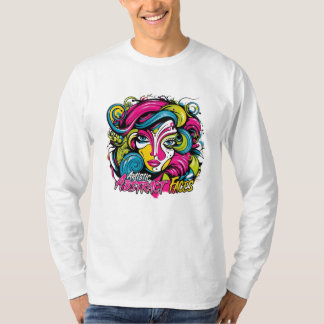 Camiseta Diseño del logotipo de caras abstractas artísticas