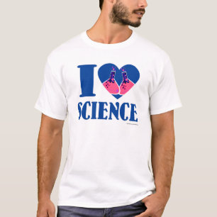 Camiseta Diseño del logotipo de I Heart Science Fun