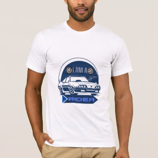 Camiseta Diseño del logotipo del coche de título "Soy un RI