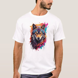 Camiseta Diseño del logotipo Wolf Animal Design-87694