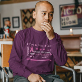 Camiseta Diseño del Mes de Conciencia sobre el Cáncer de Ma