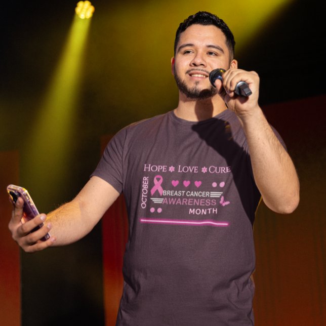 Camiseta Diseño del Mes de Conciencia sobre el Cáncer de Ma (Subido por el creador)