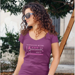 Camiseta Diseño del Mes de Conciencia sobre el Cáncer de Ma