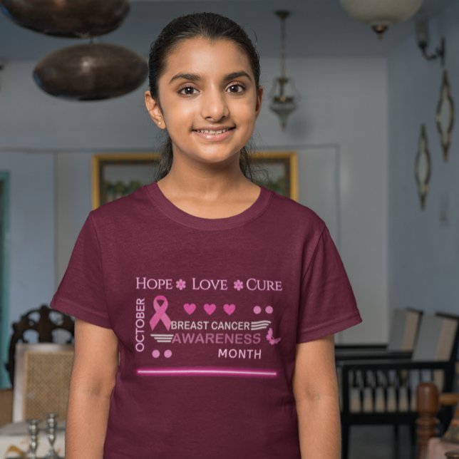 Camiseta Diseño del Mes de Conciencia sobre el Cáncer de Ma (Subido por el creador)