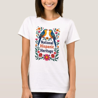 Camiseta Diseño del Mes del Patrimonio Hispano Nacional