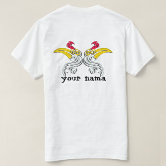 Camiseta  Diseño del motivo Kalimantan batik indonesio T-Sh