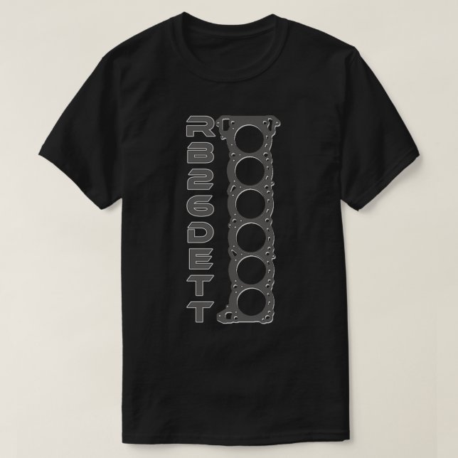 Camiseta Diseño del motor RB26DETT (Diseño del anverso)