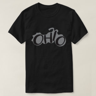 Camiseta Diseño del motorista de la motocicleta de Ohio
