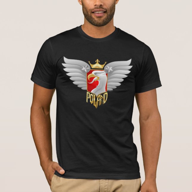 Camiseta Diseño del motorista de Polonia (Anverso)