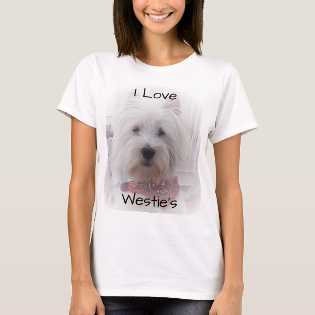 Camiseta Diseño del oeste personalizado de Terrier de la (Anverso)