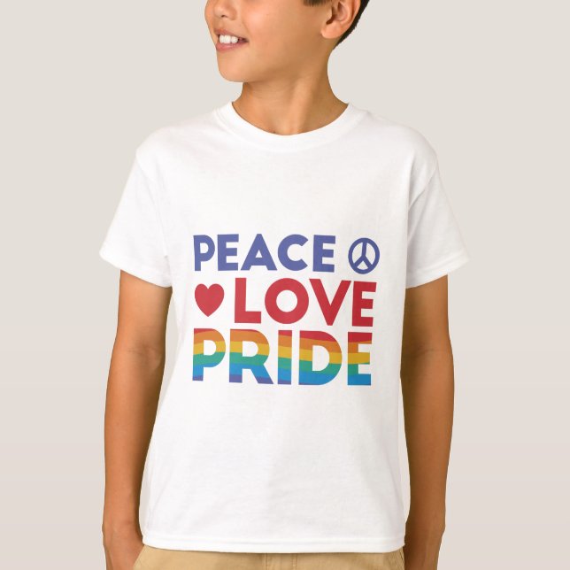 Camiseta Diseño del Orgullo de Paz (Anverso)