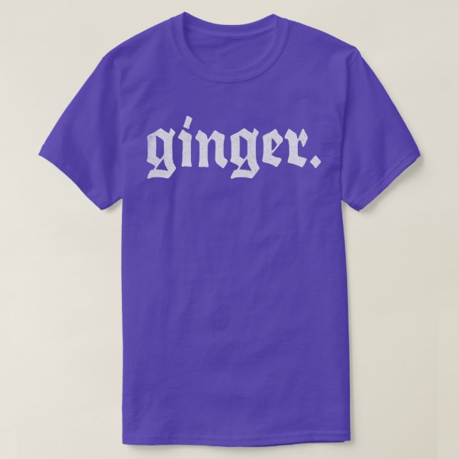 Camiseta Diseño del Orgullo Ginger Redhead (Diseño del anverso)