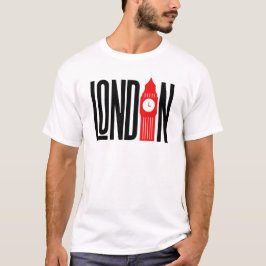 Camiseta Diseño del Orgullo Retro de la Línea Aérea de Lond