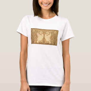 Camiseta Diseño del papel pintado del cisne