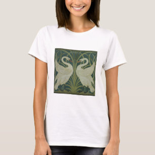Camiseta Diseño del papel pintado del "cisne, de la