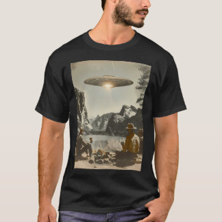 Camiseta Diseño del Parque Nacional Ufo Vintage - Retro Ali