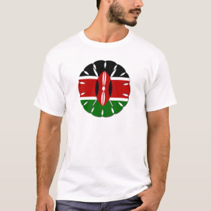Camiseta Diseño del patrón de colores de la bandera naciona