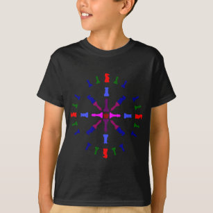 Camiseta Diseño del pedazo de ajedrez