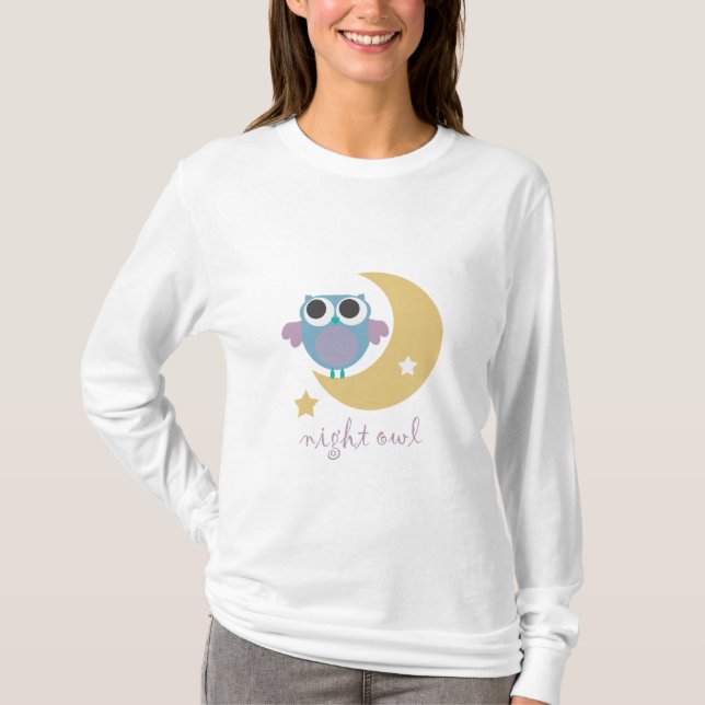 Camiseta diseño del pijama del noctámbulo (Anverso)