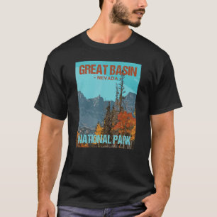 Camiseta Diseño del Poster de la Gran Cuenca del Parque Nac