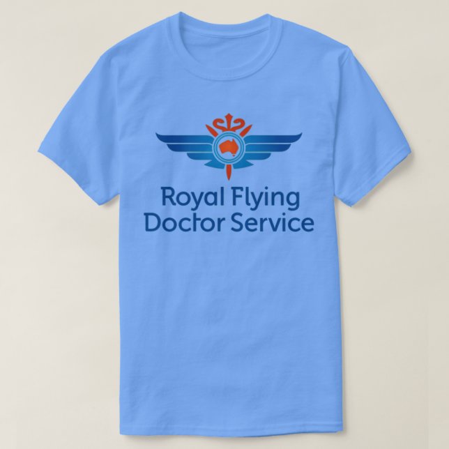 Camiseta Diseño del servicio Médica rápido de vuelo real  (Diseño del anverso)