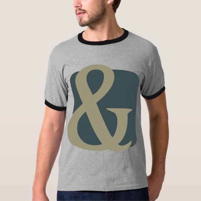 Camiseta Diseño del signo "&" (Anverso)
