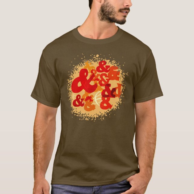 Camiseta Diseño del signo "&" (Anverso)
