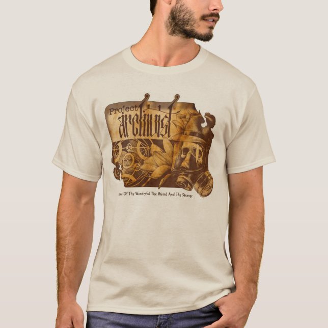 Camiseta Diseño del súcubo del archivista del proyecto (Anverso)
