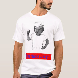 Camiseta Diseño del super héroe